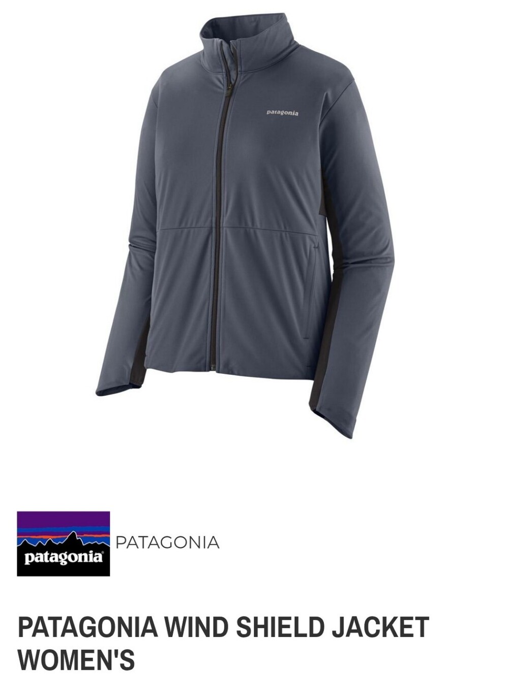 *BRAND NEW* Patagonia Women’s Wind Shield Jacket Size: MED- Color: Smolder Blue